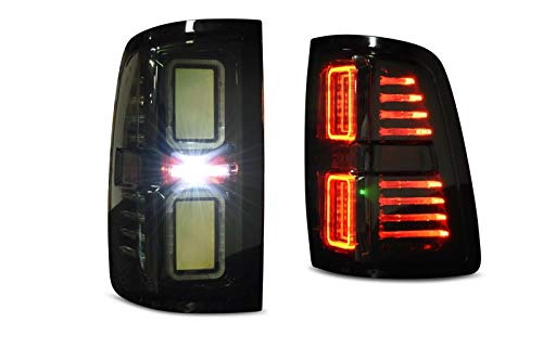 Morimoto XB Plug & Play LED Smoked Tail Lights Compatible with 2009-2019 Dodge Ram 1500 2500 3500