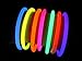 Glow With Us Brand Glow Sticks Bracelets Bulk Wholesale, 100 8” Orange Glow Bracelets, Bright Color, Glow 8-12 Hrs, 100 Connectors Included, Glow Party Favor Supplies, Sturdy Packaging, Great Fun.