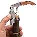 Wine Opener & Waiters Corkscrew (Rosewood) by Bar Brat ™ / Stronger Than Other Wine Openers & Corkscrews/Only Corkscrew You'll Ever Use/Wine Foil Cutter included