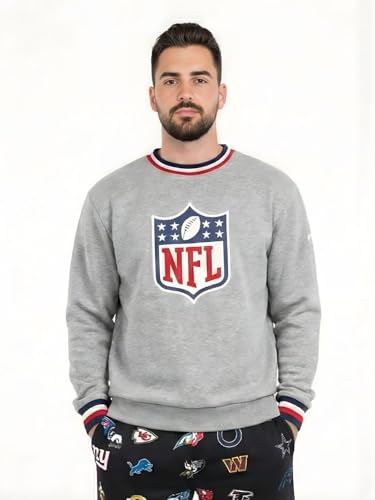 OOSC Mens Nfl Shield - Grey Sweatshirt, Grey, M EU