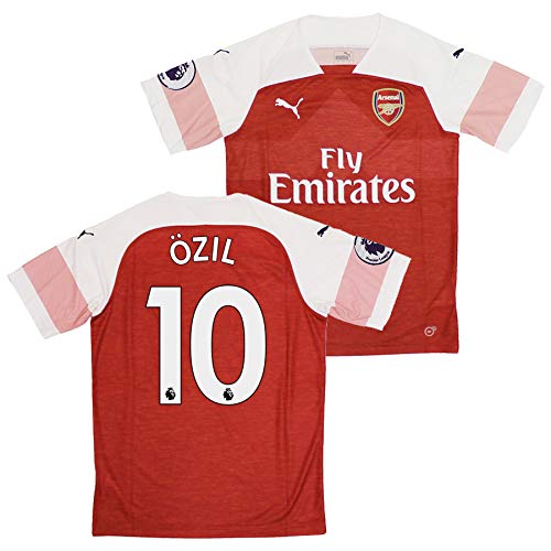 PUMA(プーマ) アーセナル 18-19 ホーム 半袖 ユニフォーム No.10 エジル(プレミアパッチ付き)753209-12/10O+P (インポートL)