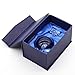 Omitfu Galaxy Ball Crystal Display Globe Full Sphere Glass Paperweight Fengshui with Clear Stand (Gift Box Package) (2.3 Inch / 60MM)