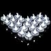 AGPtek® 24 PCS LED Tealights Battery-Operated flameless Candles Lights For Wedding Birthday Party - White