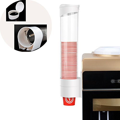image for Onner Water Cup Dispenser, Anti Dust Self Adhesive Plastic Pull-Type P