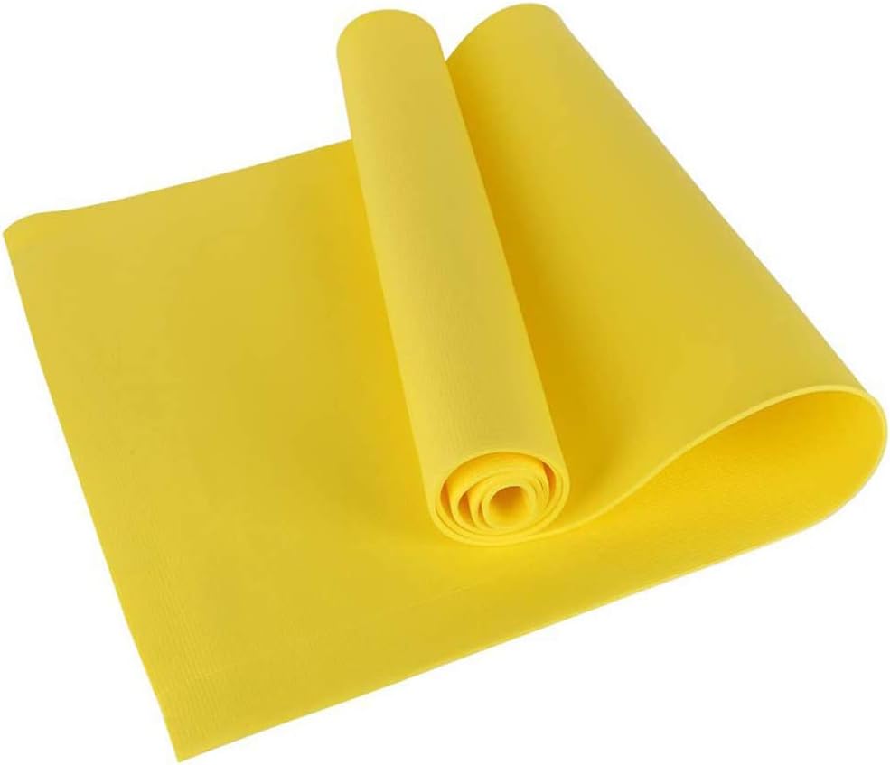 AGAWA 4MM Yoga Mat, EVA Non-Slip Fitness Slim Yoga Home Gym Exercise Mats Pilates Gym Exercise Pads Fitness Mat