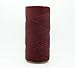 BURGUNDY 1mm Waxed Polyester Twisted Cord Macrame Bracelet Thread Artisan String (180yards Spool)