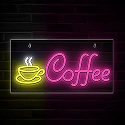 Lumoonosity Coffee Neon Sign - LED Coffee Signs