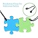 Sensory Chew Necklace for Boys and Girls – Tough Chewy Necklace for Sensory Kids with Autism, ADHD, SPD, Oral Motor Teething & Biting Needs (2 Pack)