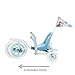 Mobo Tot Disney Frozen: A Toddler's Ergonomic Three Wheeled Cruiser Ride On, Blue
