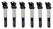 Pack of 6 Ignition Coils for BMW X3 X5 Z3 Z4 Mini Copper E46 325i 325Ci 325xi 330i 330Ci 330xi 525i 530i E39 E53 E60 E63 B322 2.5L 3.0L 3.2L L6 L8 Compatible with C1404