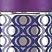 PILOT MR Retro Pop Collection Fountain Pen in Gift Box, Purple Barrel with Elipse Accent, Medium Point Stainless Steel Nib, Refillable Black Ink (91444)