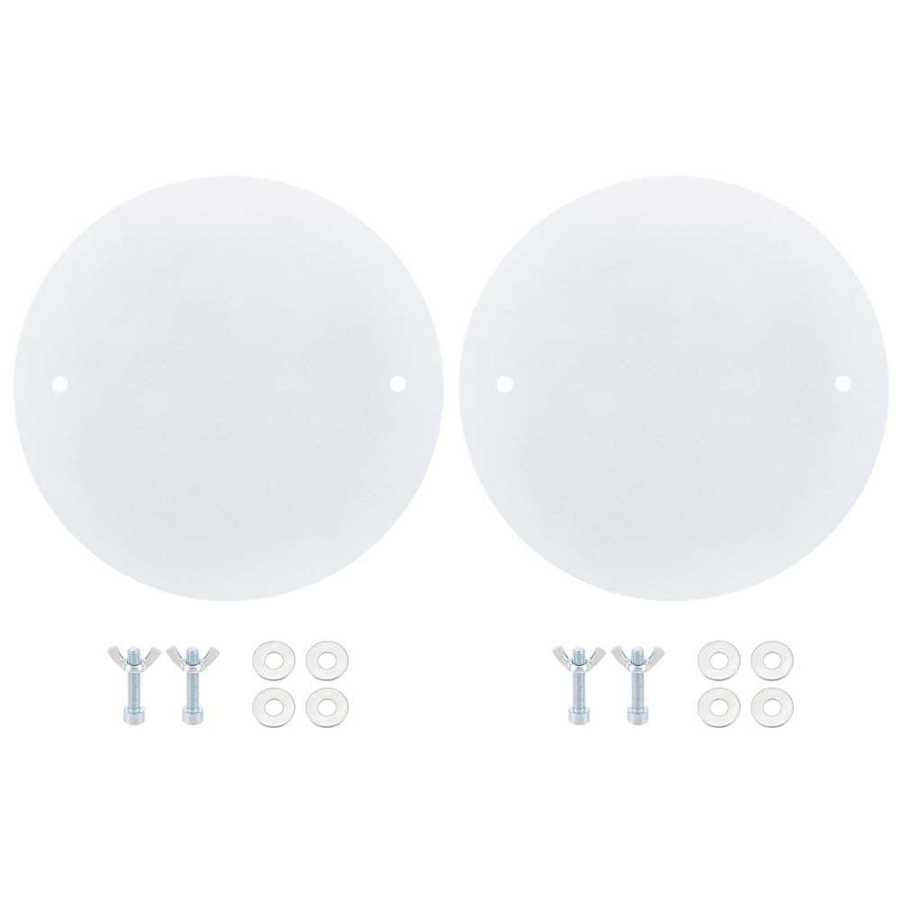 UNICRAFTALE 2 Set White Wooden Clay Board Mat Mud Board Flat Round Pottery Wheel 30cm Round Clay Throwing Bats for Clay Crafts Arts Ceramics Pottery Tools Pottery Bats for Pottery Wheel Portable Clay