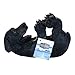 True Lucky Lab Tabletop Wine Bottle Holder Countertop Centerpiece Labrador Kitchen Decor for Dog Lovers Barware Accessory Black