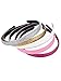 Blulu 10 Pcs Glitter Headband for Girls Toddler Kids Sparkle with Teeth Thin Wide Grad Headbands Girls DIY Non Slip Party Accessories Gifts for Toddler Women(Bright Colors)