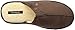 Dockers Men's Microsuede Slipper with Fleece Lining