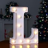 Foaky Colorful LED Letter Light – 16-Color Remote Control Marquee Sign For Weddings, Birthdays & Home Decor (Battery Powered)