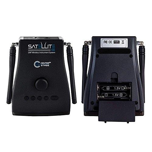 Nady Satellite SMHTA-100 | 100-Channel True Diversity Wireless Instrument System for Horns, Woodwinds - Portable AA batteries operation - Includes metal carrying case.