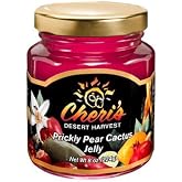 Cheri's Prickly Pear Cactus Jelly - 8 oz - Cacti Jam - Southwest Desert Spread- Southwestern Flavor