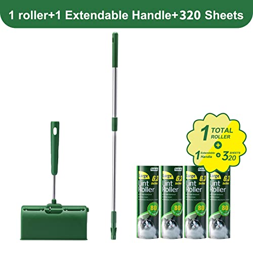 Fedicelly Large Lint Rollers Pet Hair Extra Sticky Floor, Cat Dog Hair