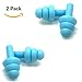 Hush Ear Plugs for Sleeping - (2 Pair) Reusable Earplugs for Noise Reduction