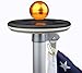 Sunnytech 2024 3rd Generation Black - Solar Power Flag Pole Flagpole Light Guarantee - Biggest Size - Best Solar Flag Light in The World