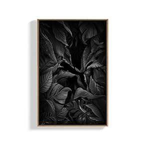 Canvas Wall Art for Living Room, Bedroom Plants Framed Canvas Prints for Home Decoration Ready to Hang - 16x24 inches
