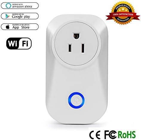 wifi smart plug socket intelligent timer outlet switch household appliance work with amazon alexa echo remote control via app from android/iphone from anywhere anytime