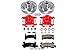 Power Stop (KC1482) 1-Click Performance Brake Kit with Calipers