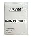 Aircee Lightweight Easy Carry Poncho Wind Hooded Jacket Raincoat (Purple)