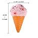 Bingole Kawaii Jumbo Slow Rising Squishies Ice Cream Cone Milk Box Rainbow Cake Charms Stress Relief Toys Hand Pillows Decorations Toy Kids Toys Gift Fun Large (Pack of 3Pcs)