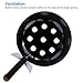 WolfWise Black Portable Barbeque Chimney Charcoal Starter Fire Starter