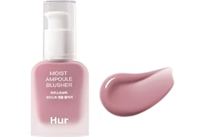 House of Hur Moist Ampoule Blusher, Buildable Water-based Formula, Infused with over 50% moisture essence, no tackiness, long-lasting moisture, weightless feel (04 Lavender Flush, 20ml)