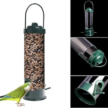 Oteshina Plastic Comfort Bird Pet Feeder Waterer Garden Hanging
