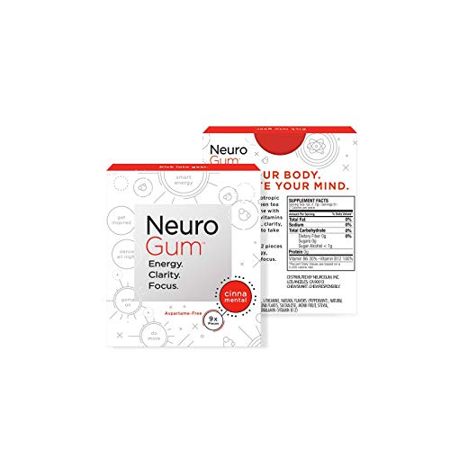 image for NeuroGum Nootropic Energy Gum | Caffeine + L-theanine + B Vitamins | S
