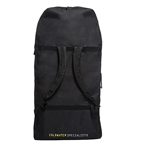 GUL Arica Bodyboard Bag Back Pack for 2 x 42 Adult Bodyboards. Black/Yellow