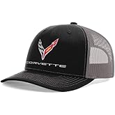 SR1 Performance C8 Corvette Snapback Hat - Chevy Structured Mesh Back Cap