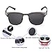 Dollger Futuristic Sunglasses Space Cyclops Wrap Around Glasses Rimless Translucent Mirrored Lens