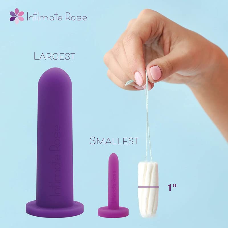 Intimate Rose 8Pack Silicone Dilators for Women & Men, Medical Device