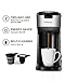 Coffee Maker, HAMSWAN K Cup Coffee Maker for K-Cup Pod & Ground Coffee, Coffee Machine with Self Cleaning Function (Black)