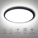 Plafoniera LED, Bedee Plafoniera bagno IP44, 24 W lampada da soffitto, 2040Lm Ø3