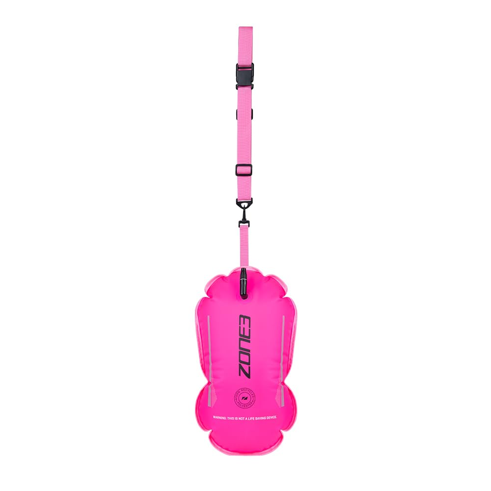 ZONE3 Recycled Swim Safety Buoy/Tow Float (Pink)
