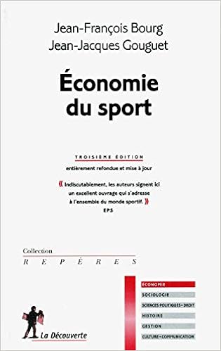 Amazonfr économie Du Sport Jean François Bourg Jean - 