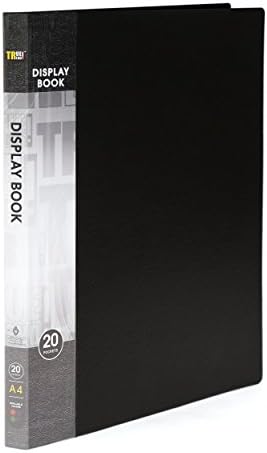TRUETREND 20 - Pocket Presentation Display Book A4 Size | Multi-Purpose Document Protection – Sheet Music, Reports, Artwork, School Projects and More + [Classic Design]