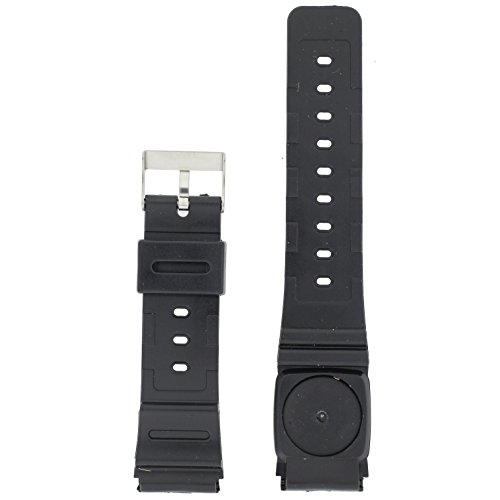 Купить Watch Band Replacement Rubber Plastic Black With Compass To Fit