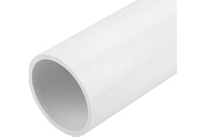 CKVIHAV 3 Inch PVC Pipe 17" Long White Sch40 Industrial PVC Pipes for Home DIY, Greenhouse, Garden, Farm, Workshop, Furniture