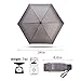 Fidus Ultra light Mini Compact Travel Umbrella – Windproof Portable Parasol Sun & Rain Outdoor Golf Umbrella With 95% UV Protection for Women Men Kids-grey
