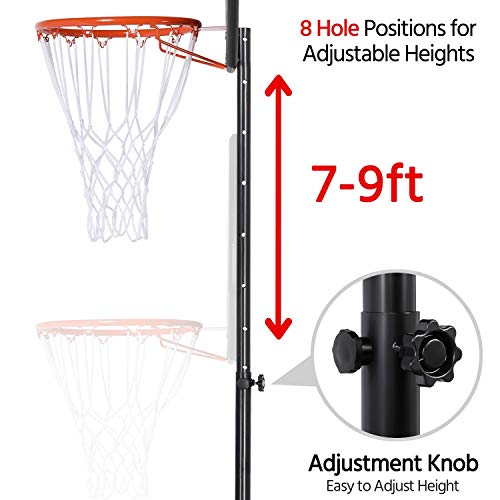 Yaheetech Portable 32" Youth Polyethylene Backboard Basketball System 7