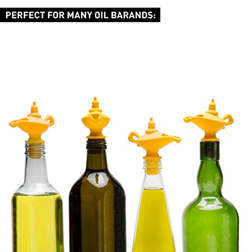 Oiladdin Oil Pourer & Stopper By Peleg Design
