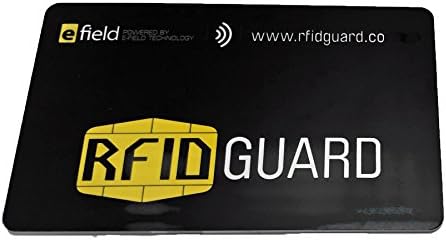 RFIDGuard RFID Blocking Card Guard Blocker for Credit/Bank Cards, Passports and Wallets (RFIDGD-1-PAK)