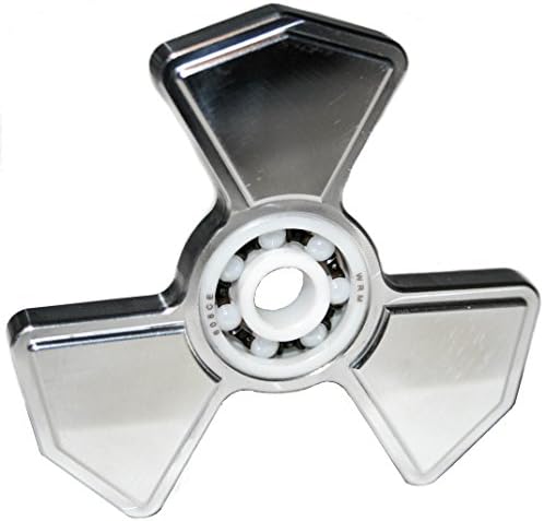 Tri Blade Hand Spinner FIDGET TOY CNC Machined from Billet Aluminum MADE IN AMERICA Full Ceramic Bearing - Increase Focus ADHD